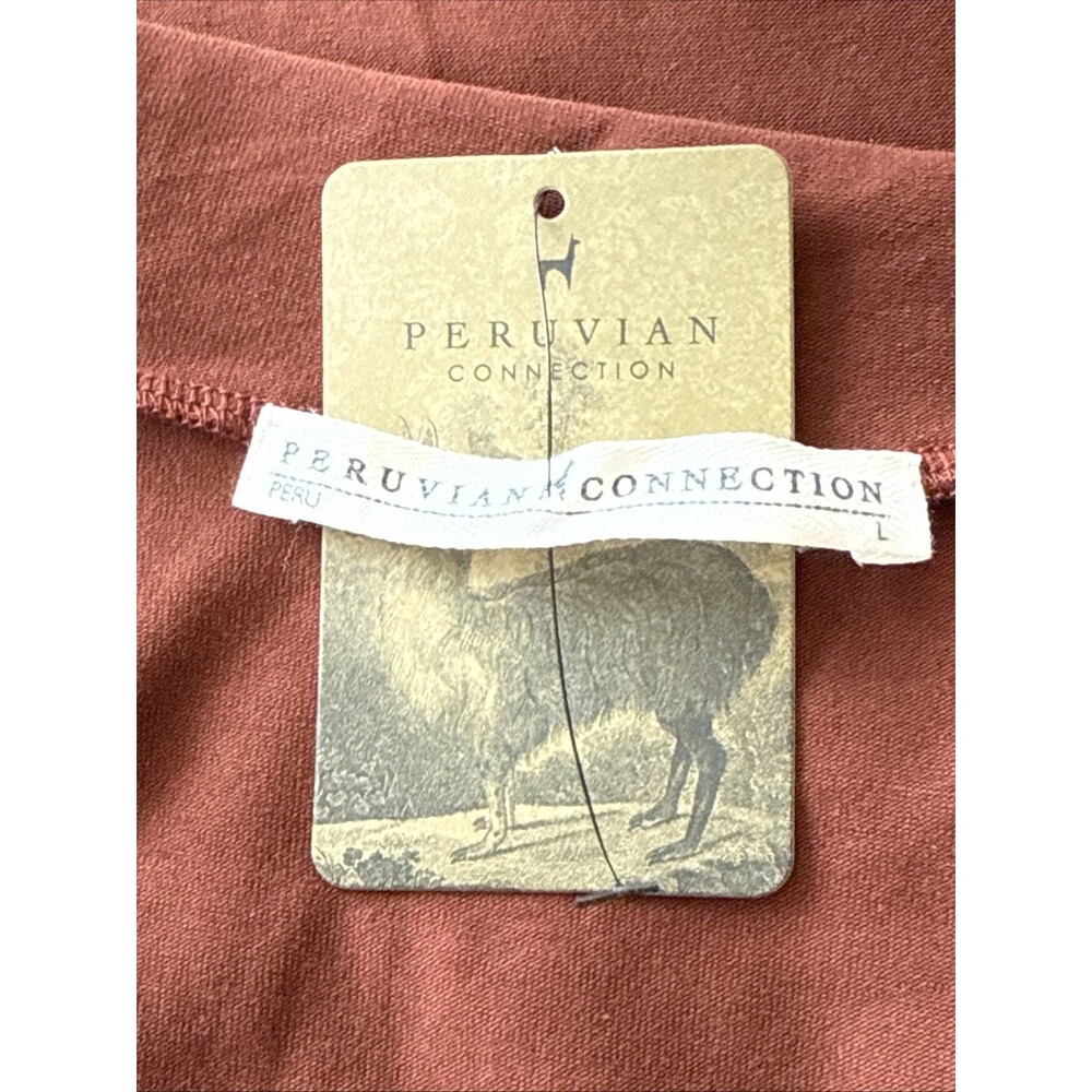 Peruvian Connection Cayenne Extreme T-Neck Top‎ Size Large NWT Turtleneck - Picture 5 of 8